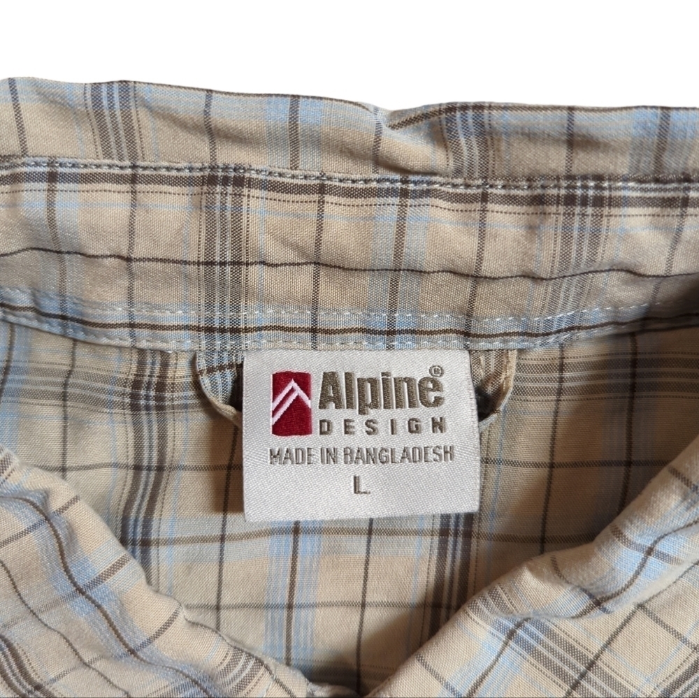 Alpine Design Plaid Button up - Picture 2 of 2